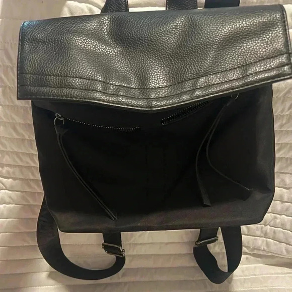 Botkier Trigger Mini Nylon Backpack NewYork Bag black purse women carry all - Picture 6 of 9